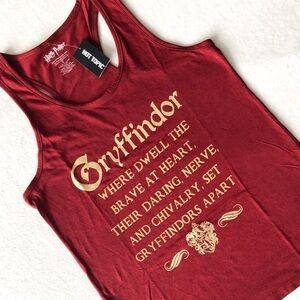 HARRY Potter Gryffindor Racerback Tank